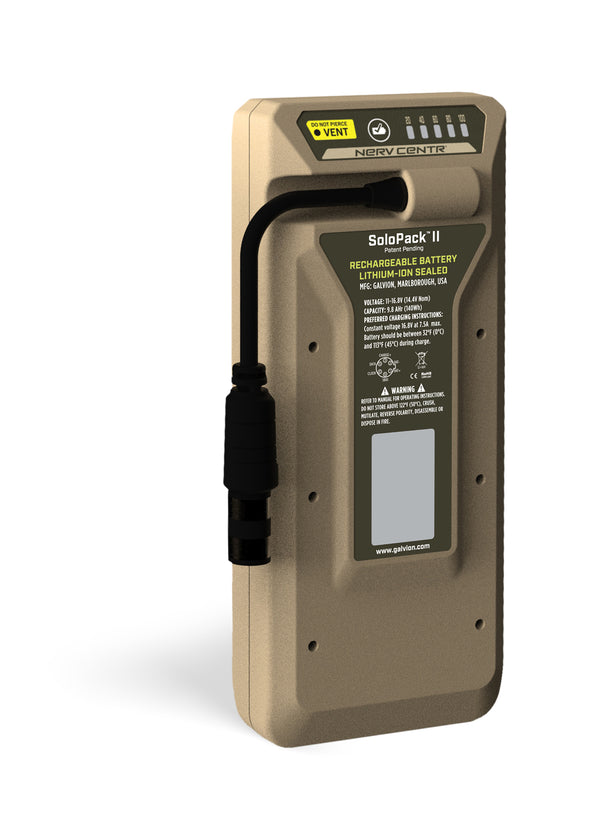 Nerv Centr SoloPack II Rechargeable Lithium Battery Pack - Galvion