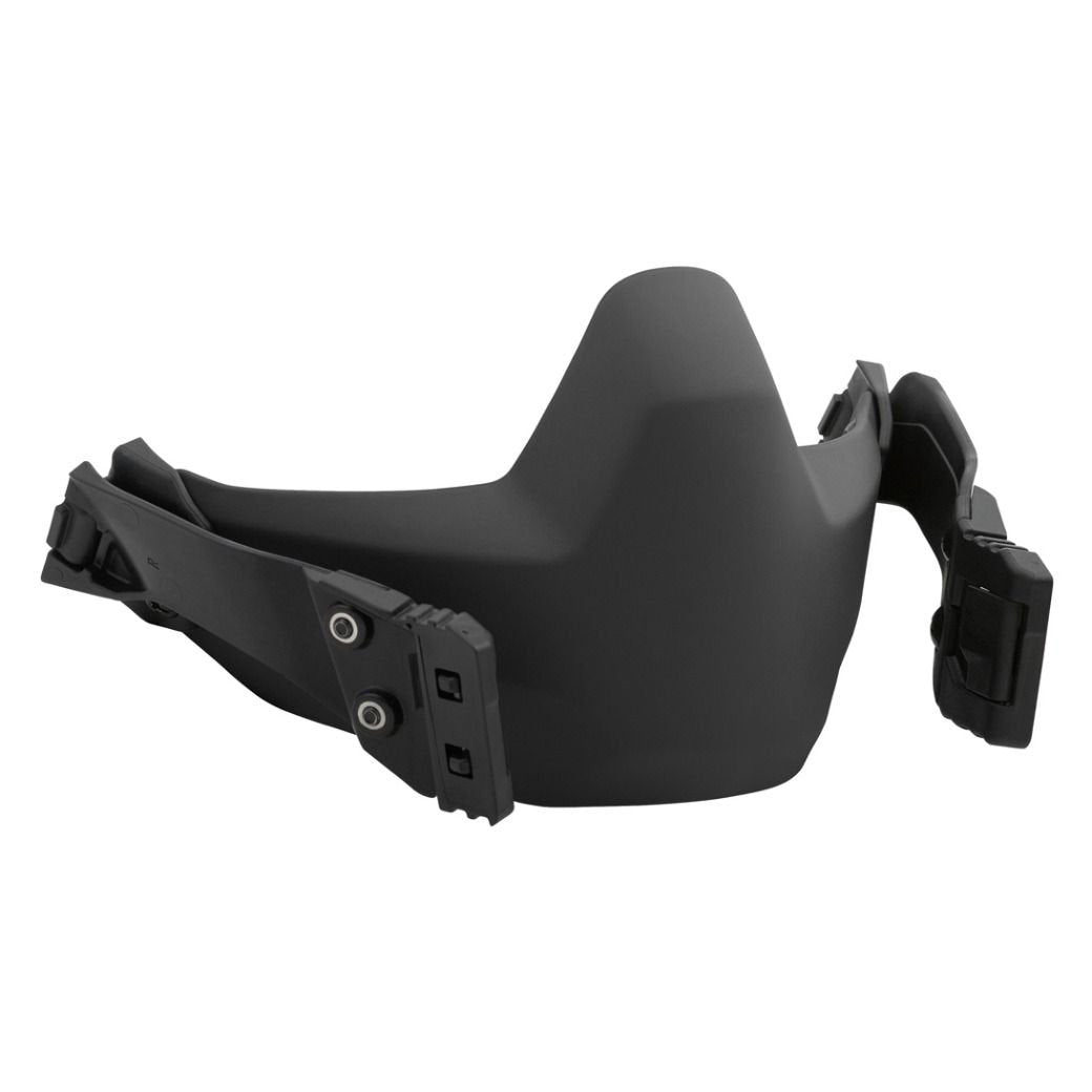Galvion Caiman Bump Mandible Guard Folded - Black