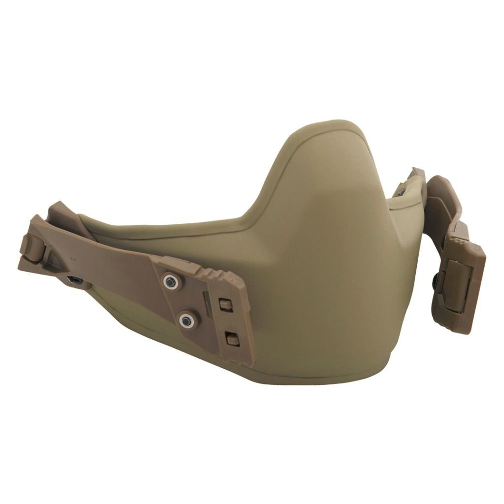 Galvion Caiman Ballistic Mandible Guard Folded - Tan499