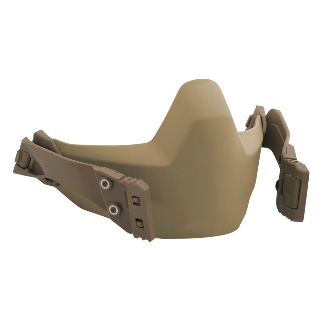 Galvion Caiman Bump Mandible Guard Folded - Tan499